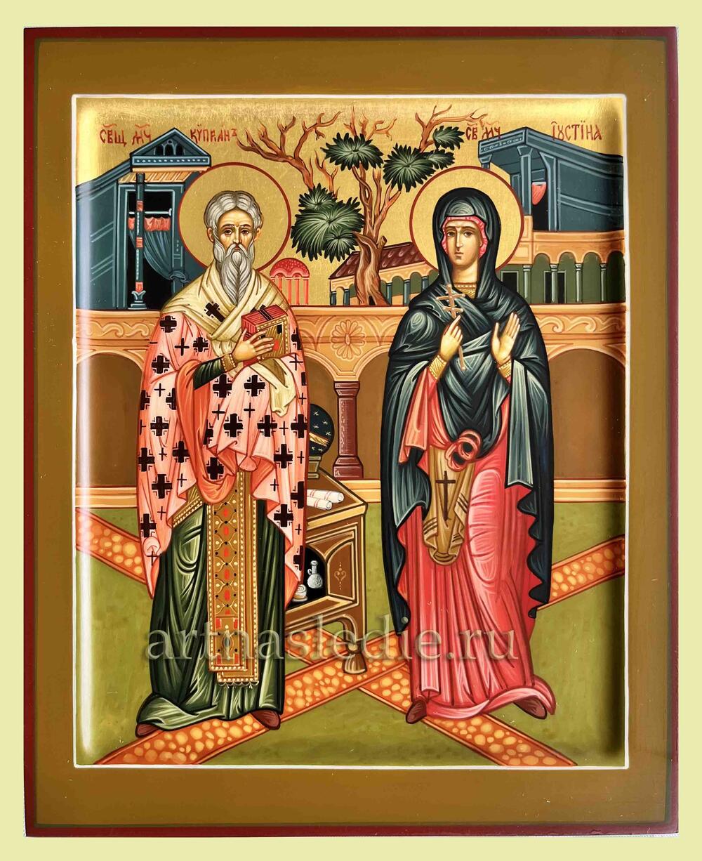 Икона Киприан и Иустина ( Устинья ) Арт.5213