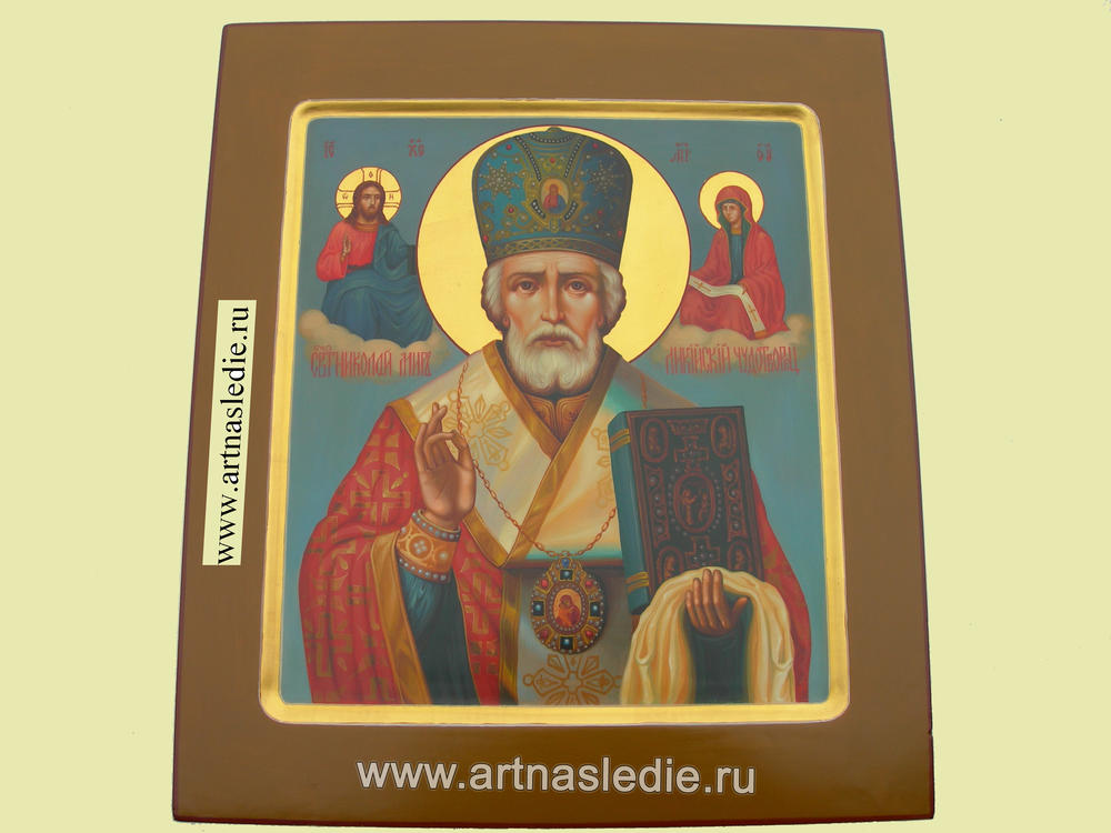 Икона Николай Мирликийский Святой Чудотворец.  Арт.0043