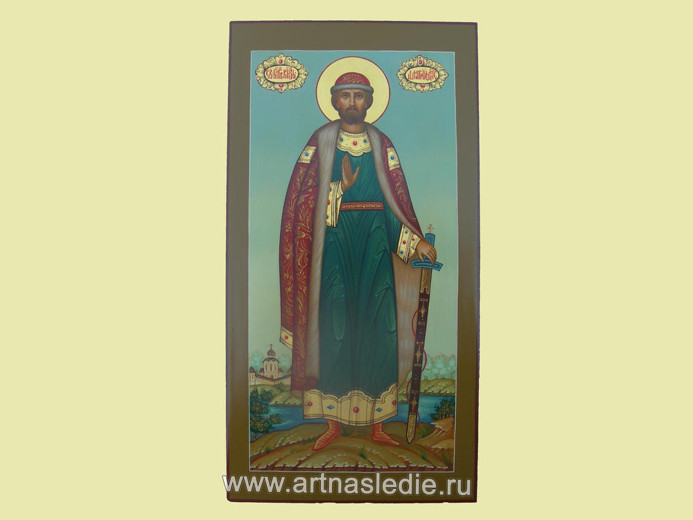 Икона Димитрий (Дмитрий) Донской Святой Благоверный Князь Арт.0138
