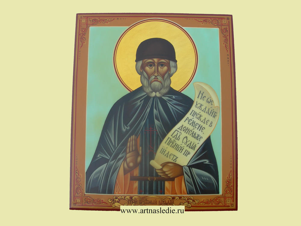 Икона Виталий Святой Преподобный Арт.0144