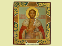 Икона Александр Невский Святой Благоверный Князь Арт.0148