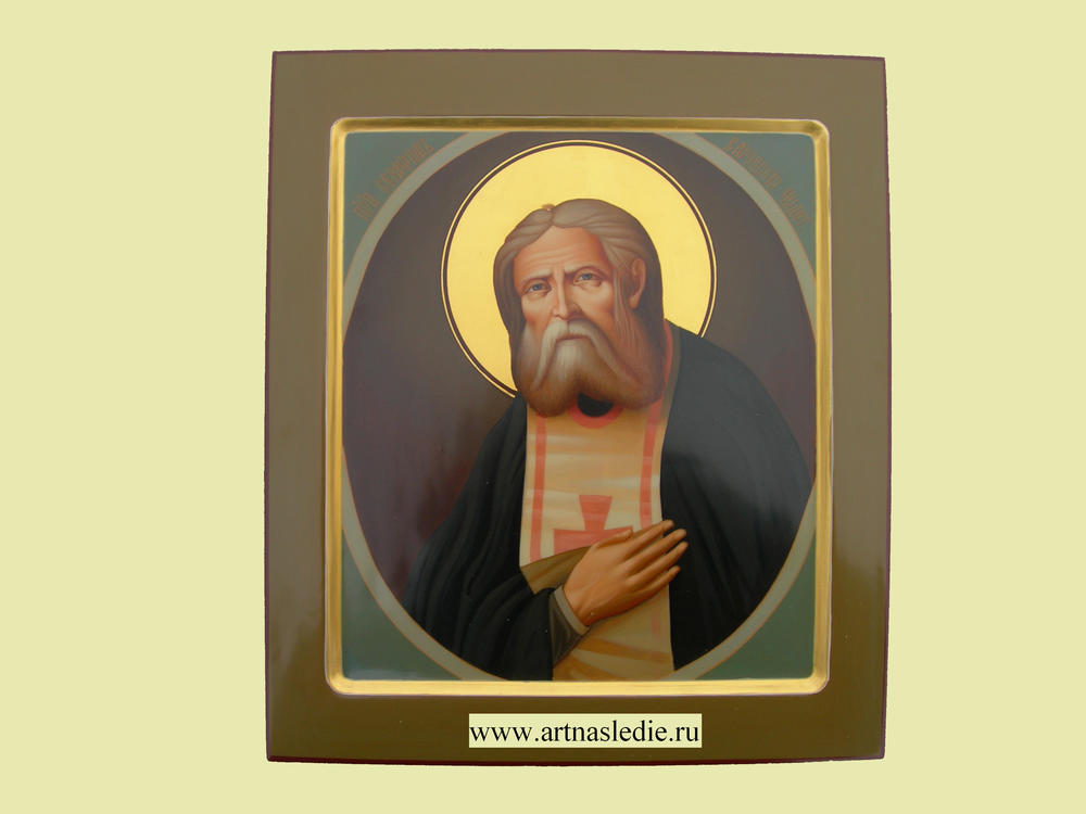 Икона Серафим Саровский Святой Преподобный Арт.0195