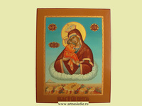 Икона Почаевская Пресвятая Богородица. Арт.0198