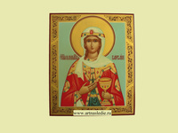 Икона Варвара Илиопольская Святая Великомученица Арт.0199