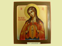 Икона В Родах Помощница Образ Пресвятой Богородицы Арт.0257