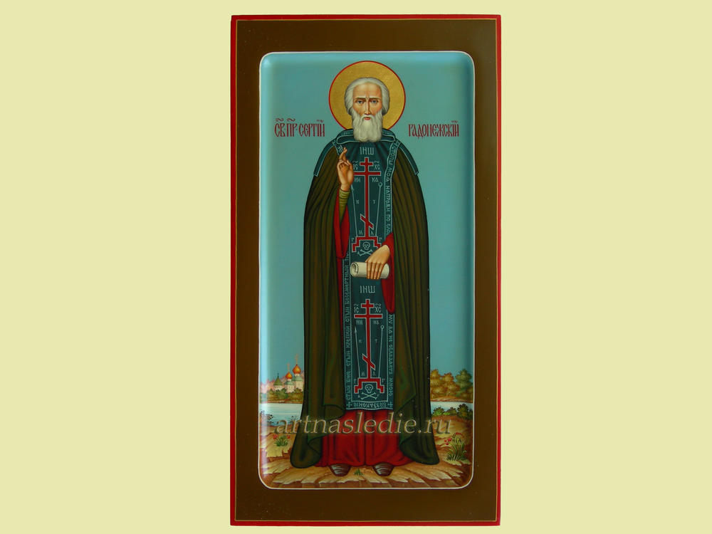 Икона Сергий Радонежский святой преподобный Арт.0602