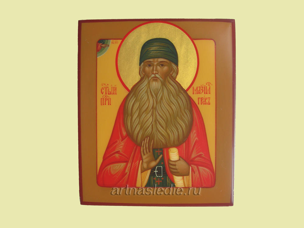Икона Максим Грек святой преподобный Арт.0495