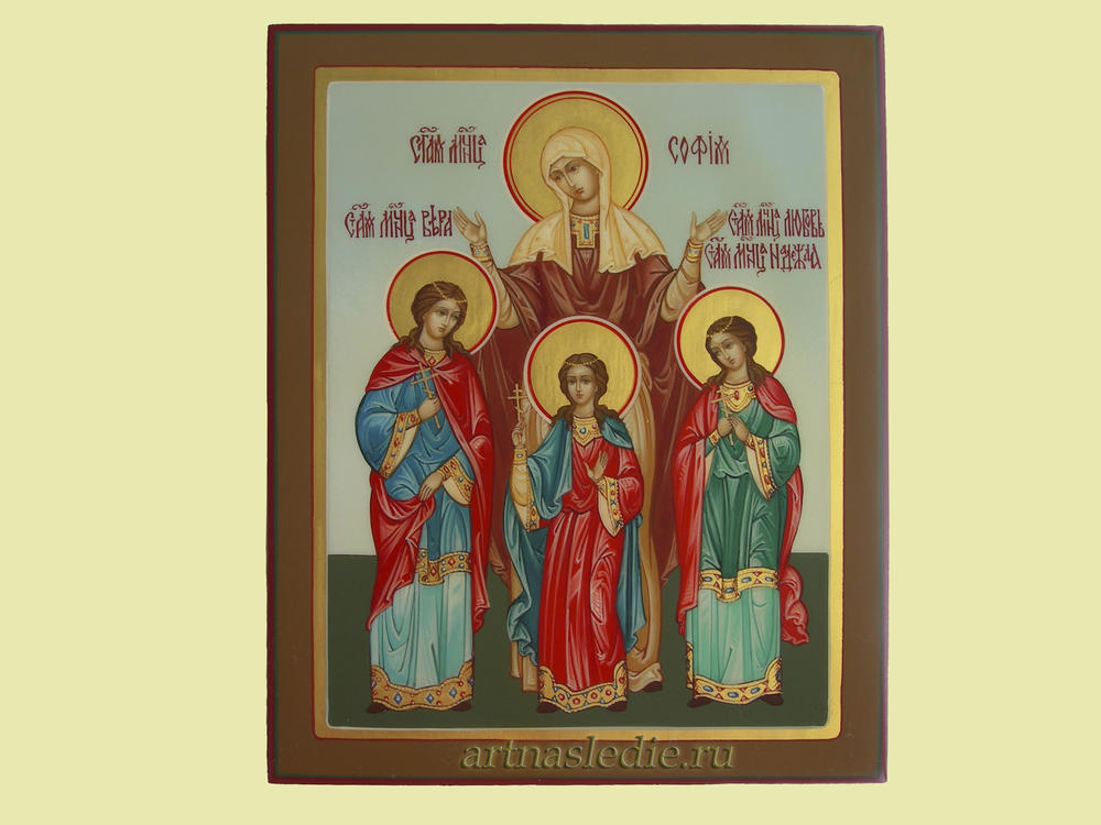 Икона Вера, Надежда, Любовь и мать их Софья Арт.0563