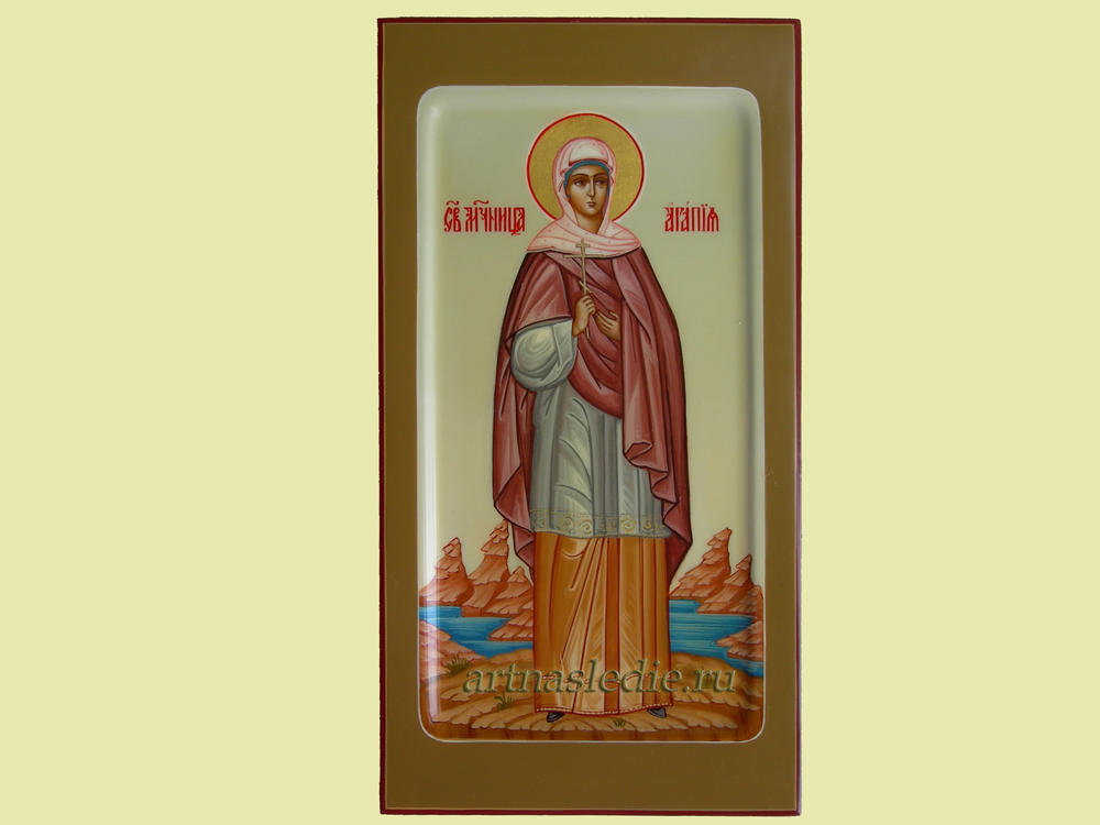 Икона Агапия святая мученица Арт.0651