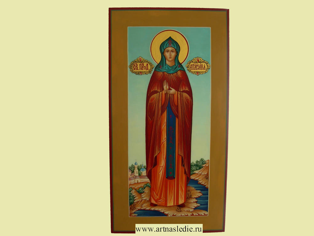 Икона Аполлинария Святая Преподобная Арт. 0331