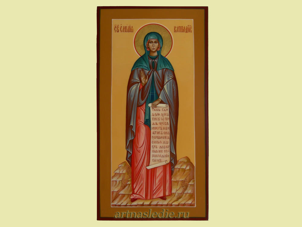 Икона Эмилия Каппадокийская святая праведная Арт.0629