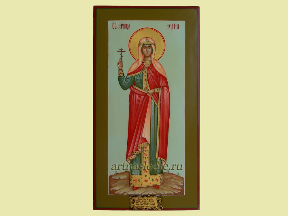 Икона Лидия Иллирийская святая мученица Арт.0731