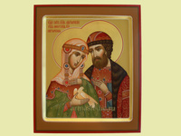Икона Пётр и Феврония Муромские Арт.0822