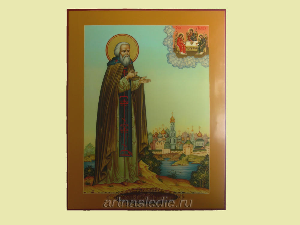 Икона Сергий Радонежский Святой Преподобный Арт.0405