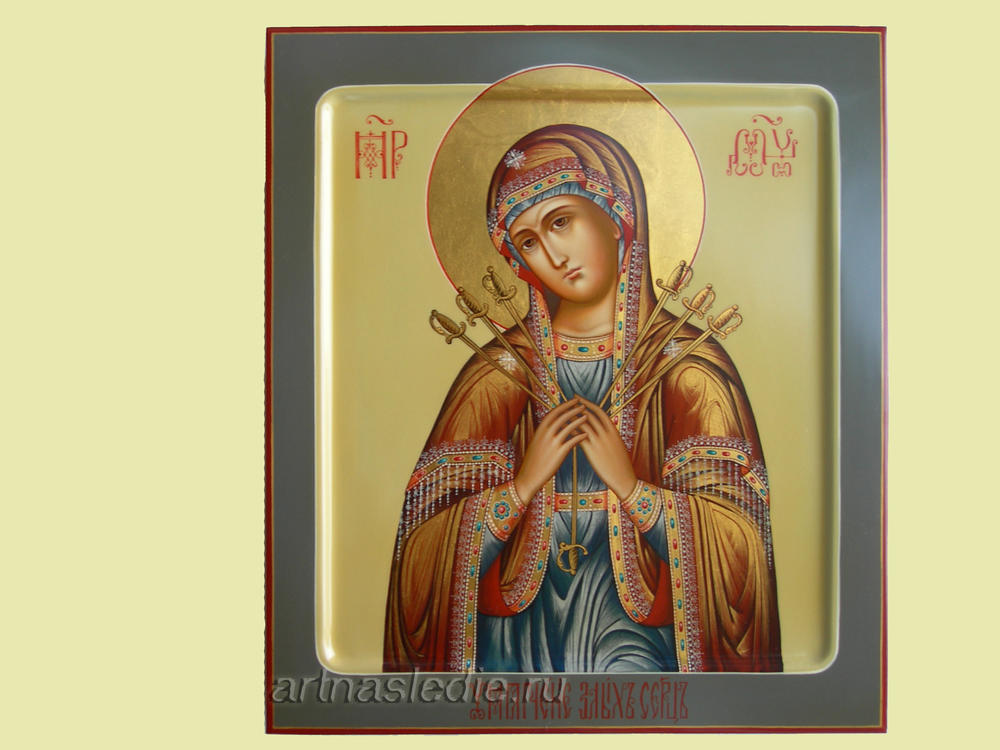 Икона Умягчение злых сердец образ Пресвятой Богородицы Арт.0482