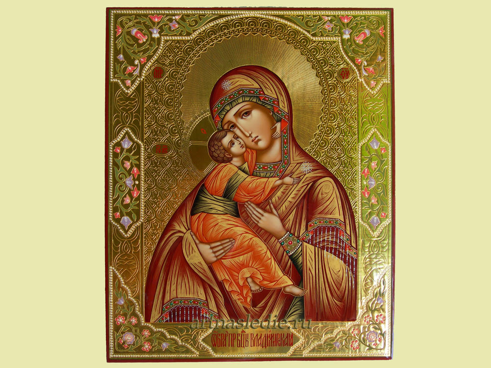 Икона Владимирская Пресвятая Богородица. Арт. 0628