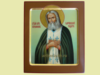 Икона Серафим Саровский святой преподобный Арт.0640