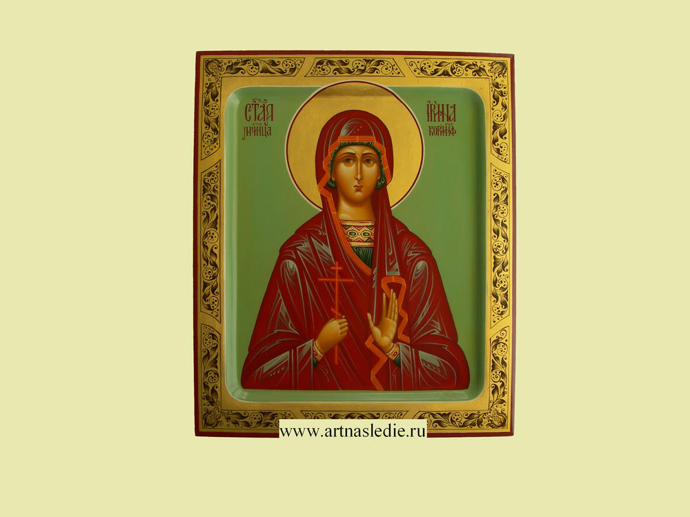 Икона Ирина Коринфская Святая Мученица Арт. 0383.