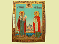 Икона Пётр и Феврония Арт.0039