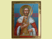 Икона Александр Невский святой благоверный князь Арт.0582