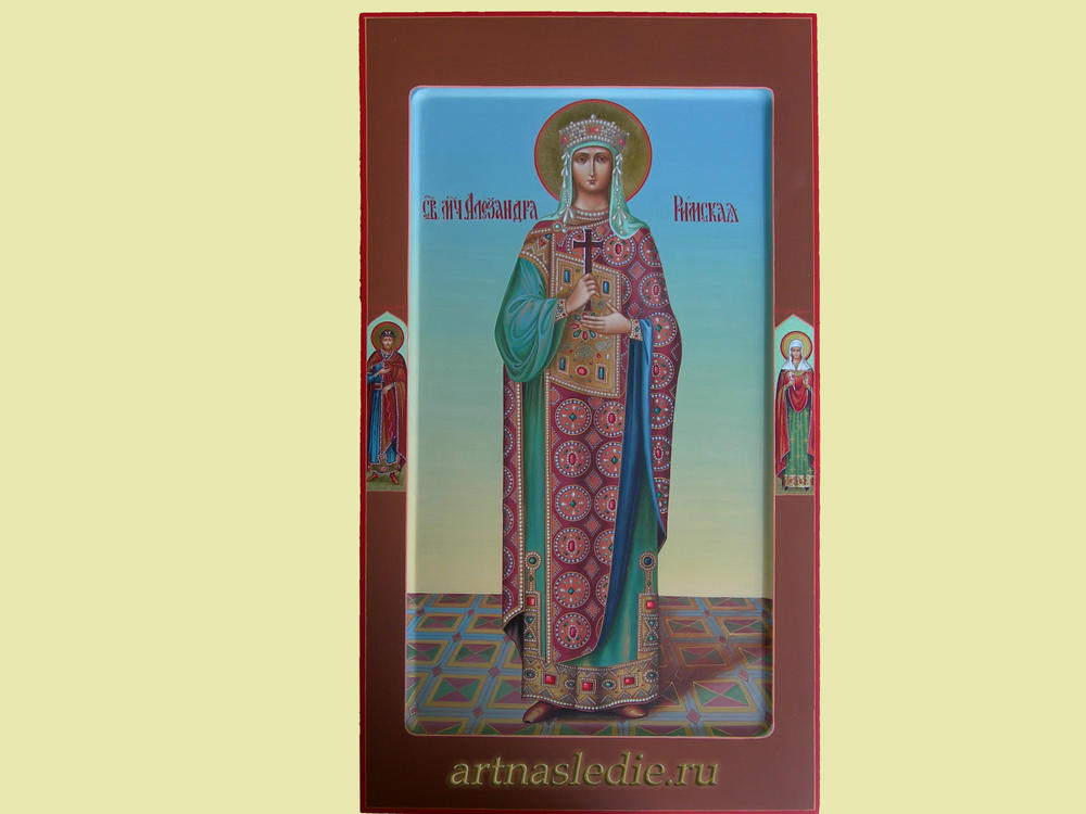 Икона Александра Римская святая мученица Арт.0634