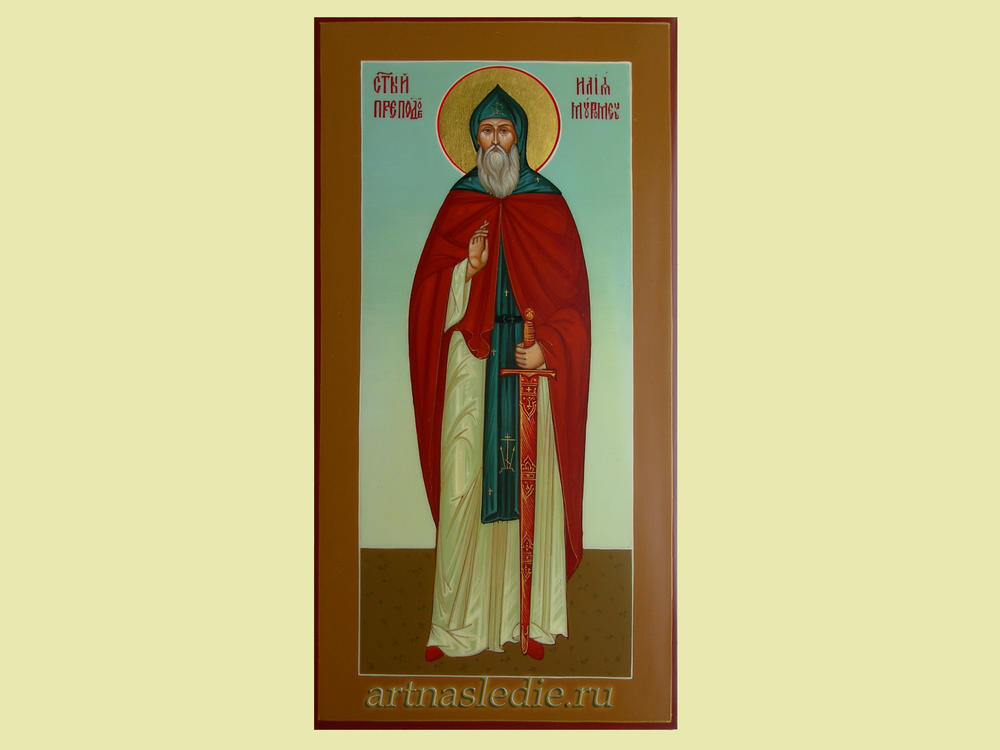Икона Илья Муромец святой преподобный Арт.0587