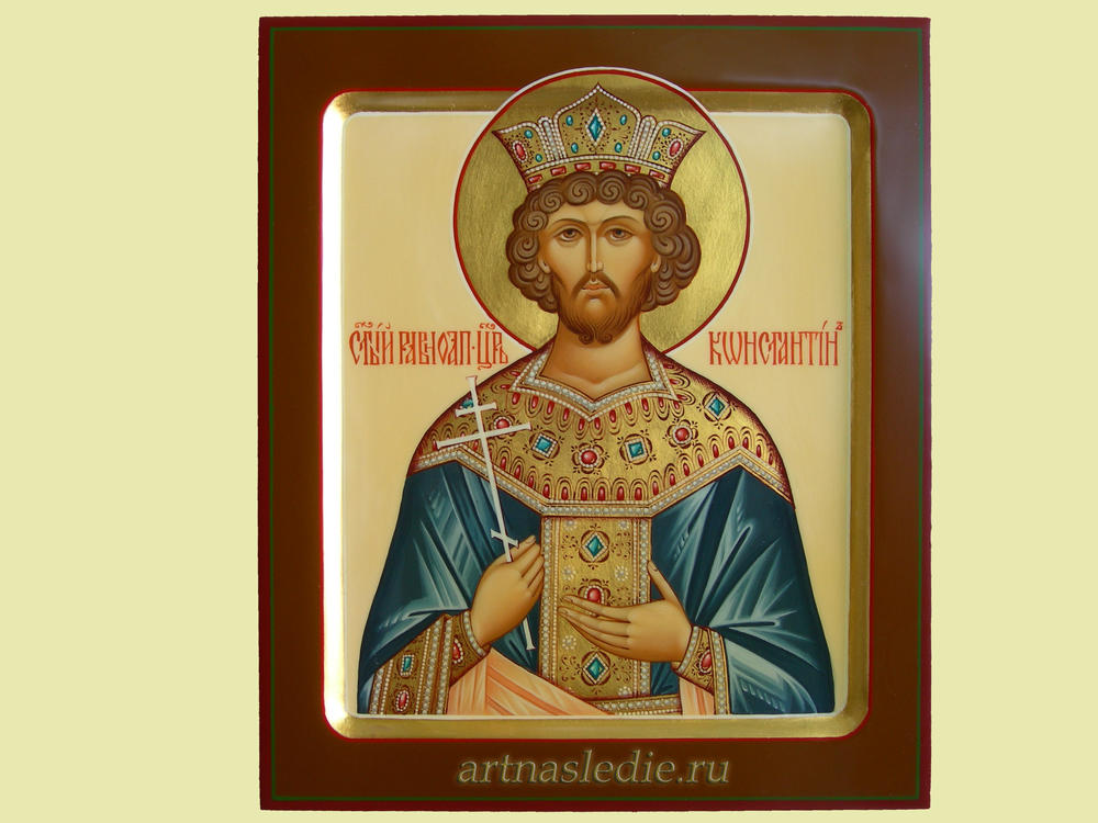 Икона Константин Великий святой равноапостольный. Арт.0613