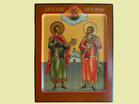 Икона Косма и Домиан святые бессребреники Арт. 0630