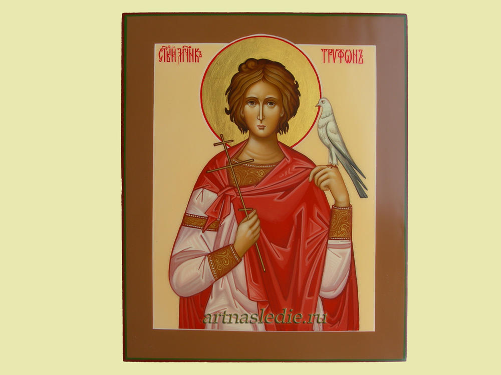 Икона Трифон Апамейский святой мученик. Арт.0720