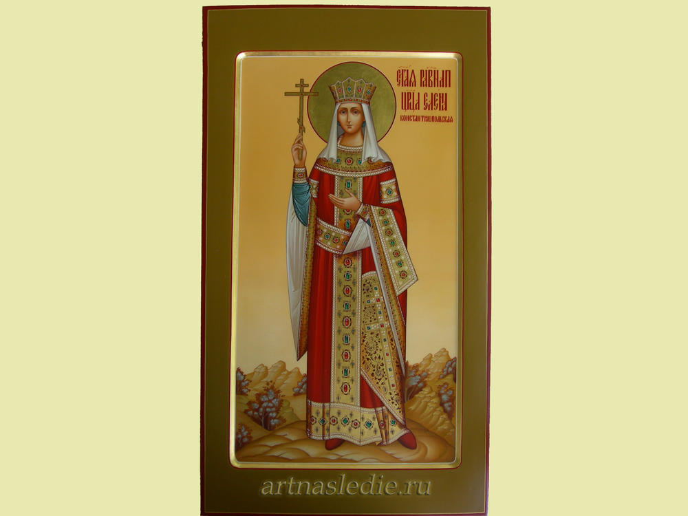 Икона Елена Константинопольская святая равноапостольная царица арт.0631