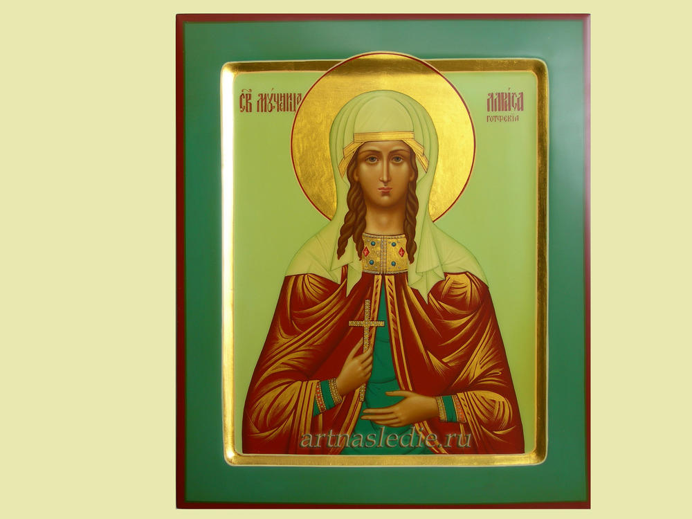 Икона Лариса Готфская святая мученица Арт.0741