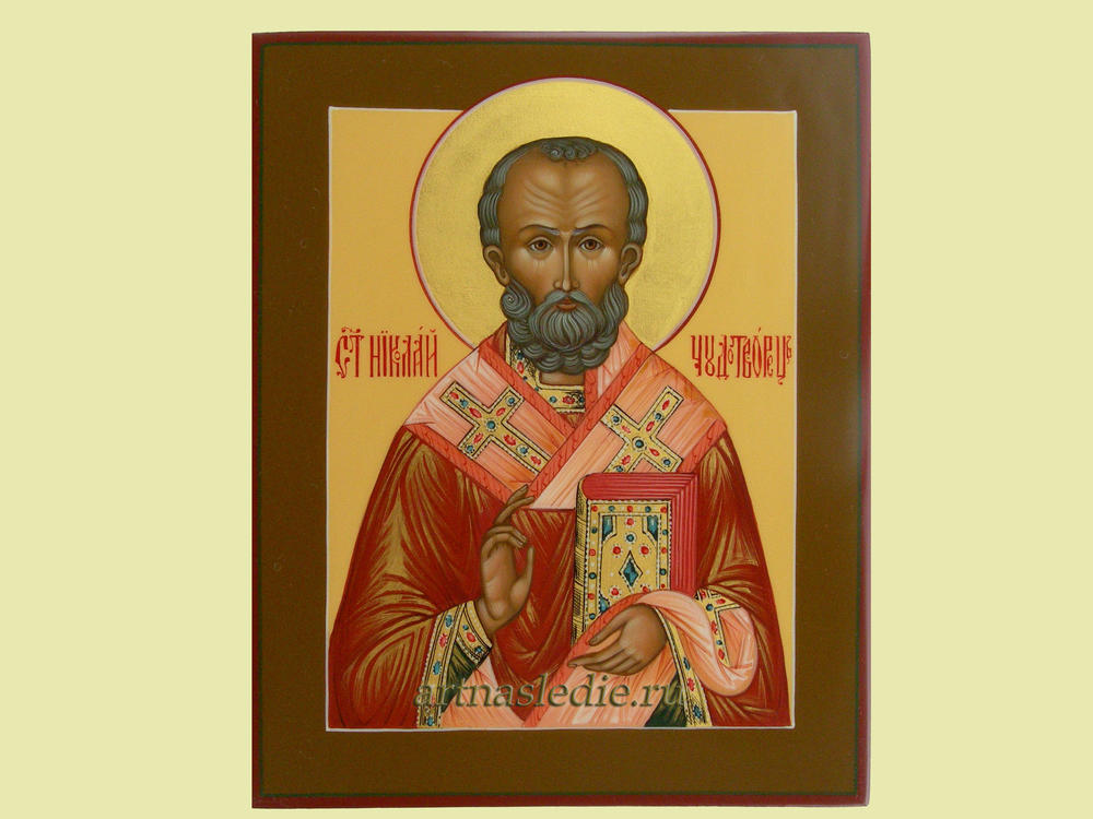 Икона Николай Чудотворец Архиепископ Мирликийский Арт.0831