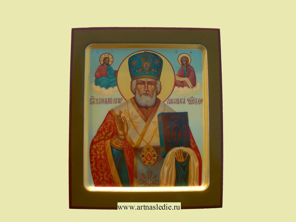Икона Николай Мирликийский Святой Чудотворец Арт.0368.