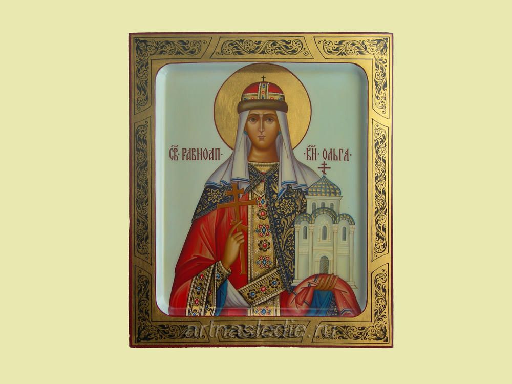 Икона Ольга святая равноапостольная княгиня арт.0515