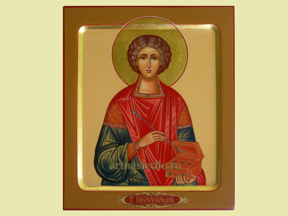 Икона Пантелеймон Целитель Святой Великомученик Арт.0774