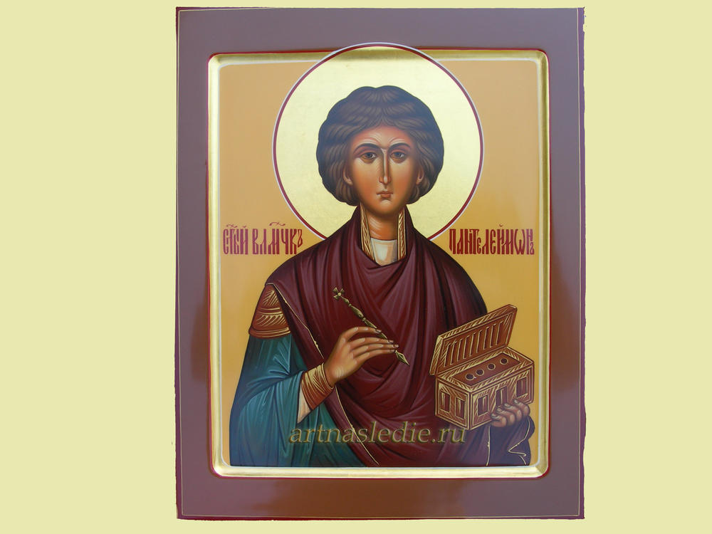Икона Пантелеймон Целитель Святой Великомученик Арт.0809