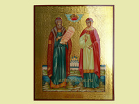 Икона Пётр и Феврония Муромские Арт.0765