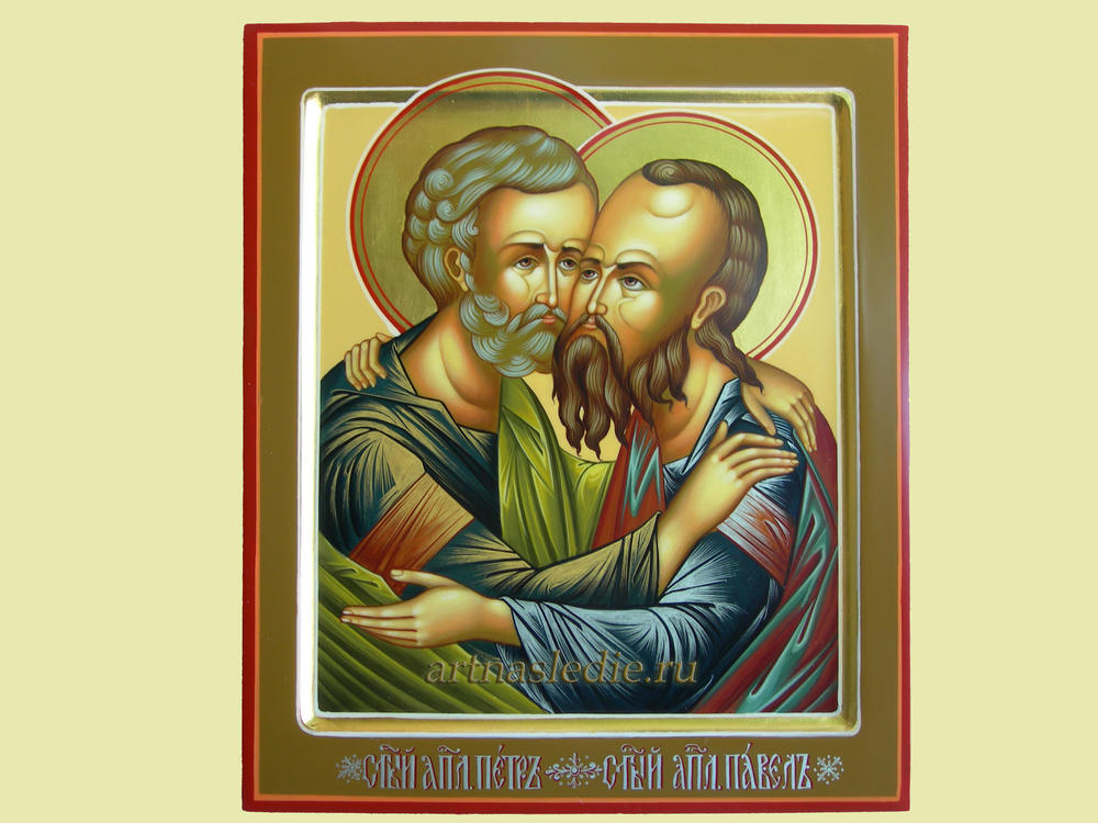 Икона Пётр и Павел святые апостолы Арт.0787