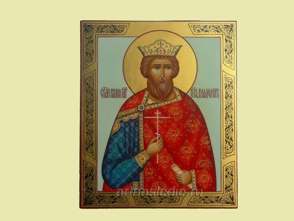 Икона Владимир святой равноапостольный князь арт.0514